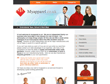 Tablet Screenshot of myapparel.co.uk